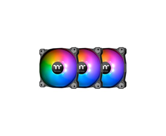 Кулер до корпусу ThermalTake Pure Plus RGB 12 Radiator Fan TT Premium Edition 3Pack/Fan/120 (CL-F063-PL12SW-A)