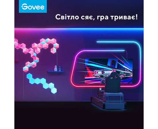 Светодиодная лента Govee Neon LED Strip Light 3м Білий (H61A03D1), изображение 7 Светодиодная лента Govee Neon LED Strip Light 3м Білий (H61A03D1), изображение 7
