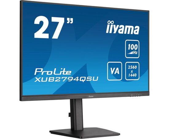 Монітор iiyama XUB2794QSU-B6, зображення 3 Монітор iiyama XUB2794QSU-B6, зображення 3
