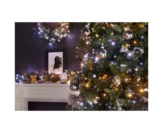 Гирлянда Twinkly Smart LED Strings AWW 400, BT + WiFi, Gen II, IP44, кабель ч (TWS400GOP-BEU), изображение 6 Гирлянда Twinkly Smart LED Strings AWW 400, BT + WiFi, Gen II, IP44, кабель ч (TWS400GOP-BEU), изображение 6