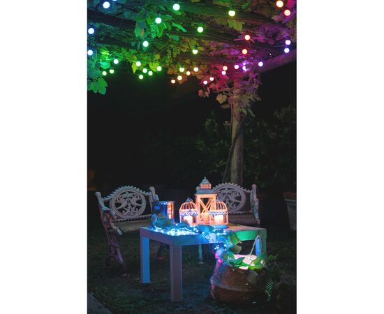 Гирлянда Twinkly Smart LED Strings AWW 400, BT + WiFi, Gen II, IP44, кабель ч (TWS400GOP-BEU), изображение 8 Гирлянда Twinkly Smart LED Strings AWW 400, BT + WiFi, Gen II, IP44, кабель ч (TWS400GOP-BEU), изображение 8