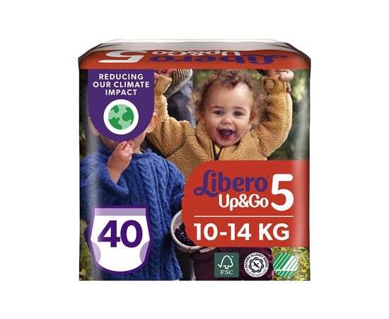 Подгузник Libero UpGo 5 10-14 кг 40 шт (7322541089706)