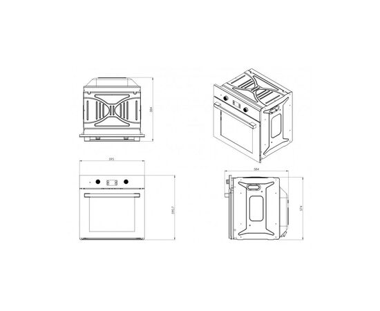 Духовой шкаф Jantar GSK 6015 BL, изображение 12 Духовой шкаф Jantar GSK 6015 BL, изображение 12