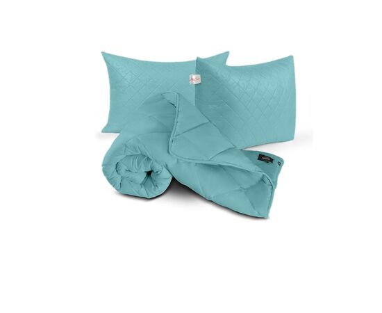 Одеяло MirSon Набор с Тенсель Всесезонный №1673 Eco Light Blue Одеяло + по (2200002657730), изображение 11