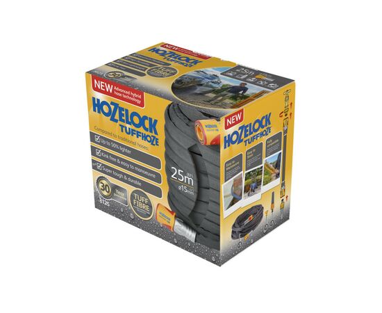 Поливочный шланг HoZelock d18мм 25м гибридный ПВХ/текстильTuffHoze 8125 (10570), изображение 3 Поливочный шланг HoZelock d18мм 25м гибридный ПВХ/текстильTuffHoze 8125 (10570), изображение 3