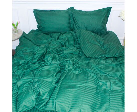 Постельное белье MirSon SatinStripe 30-0017Green 110х140 Детский (2200005246269)