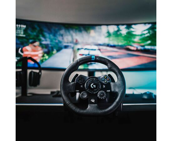 Руль Logitech G923 Racing Wheel and Pedals for Xbox One and PC Black (941-000158), изображение 8 Руль Logitech G923 Racing Wheel and Pedals for Xbox One and PC Black (941-000158), изображение 8