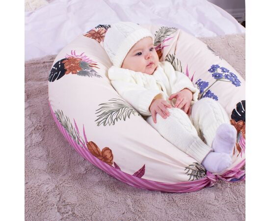 Подушка MirSon для беременных и кормления №8315 Print Line 20-0001 Bella Бязь 30х170х20 см (2200006200406), изображение 10