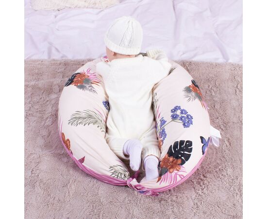 Подушка MirSon для беременных и кормления №8315 Print Line 20-0001 Bella Бязь 30х170х20 см (2200006200406), изображение 9