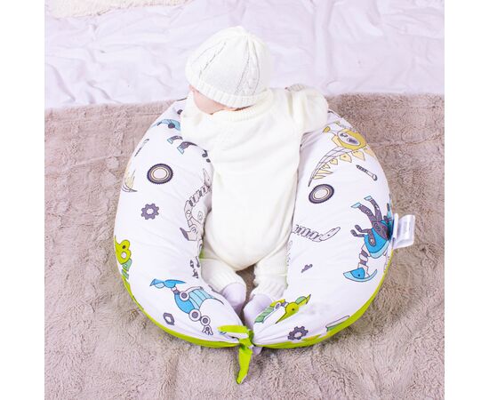 Подушка MirSon для беременных и кормления №8331 Print Line 17-0576 Dinosaur robot Бязь 30х170х20 см (2200006200567), изображение 8 Подушка MirSon для беременных и кормления №8331 Print Line 17-0576 Dinosaur robot Бязь 30х170х20 см (2200006200567), изображение 8