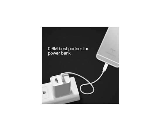 Дата кабель USB 2.0 AM to Lightning 1.8m 2.1A MFI White Choetech (IP0027-WH), изображение 10 Дата кабель USB 2.0 AM to Lightning 1.8m 2.1A MFI White Choetech (IP0027-WH), изображение 10