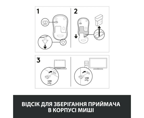 Мышка Logitech M185 red (910-002240), изображение 10 Мышка Logitech M185 red (910-002240), изображение 10