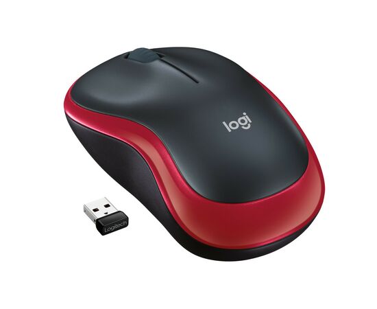 Мишка Logitech M185 red (910-002240)
