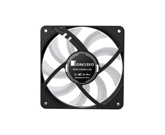 Кулер для корпуса JONSBO HF1215 Black RGB, изображение 8 Кулер для корпуса JONSBO HF1215 Black RGB, изображение 8