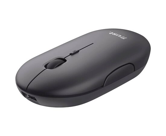 Мышка Trust Puck Wireless/Bluetooth Silent Black (24059), зображення 7 Мышка Trust Puck Wireless/Bluetooth Silent Black (24059), зображення 7