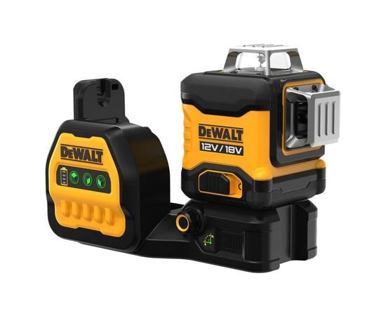 Лазерный нивелир DeWALT линейный 10.8/12/18В XR Li-Ion, зеленый луч, 1x2Ah 18V, TSTAK (DCE089D1G18), изображение 4 Лазерный нивелир DeWALT линейный 10.8/12/18В XR Li-Ion, зеленый луч, 1x2Ah 18V, TSTAK (DCE089D1G18), изображение 4