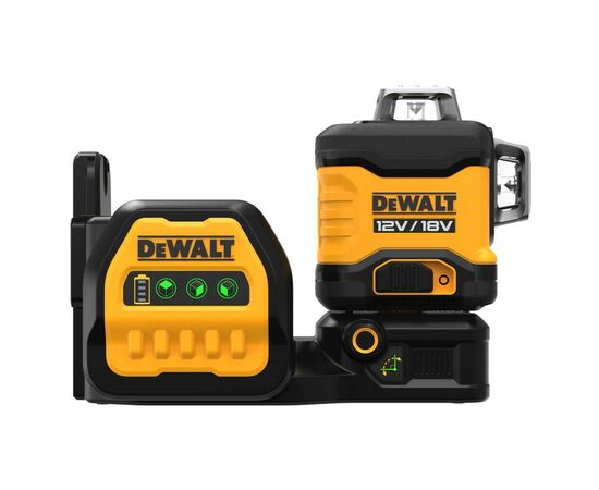Лазерный нивелир DeWALT линейный 10.8/12/18В XR Li-Ion, зеленый луч, 1x2Ah 18V, TSTAK (DCE089D1G18), изображение 5 Лазерный нивелир DeWALT линейный 10.8/12/18В XR Li-Ion, зеленый луч, 1x2Ah 18V, TSTAK (DCE089D1G18), изображение 5