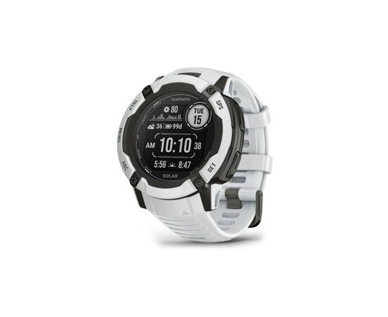 Смарт-часы Garmin Instinct 2X Solar, Whitestone, GPS (010-02805-04)