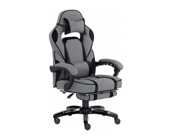 Кресло игровое GT Racer X-2749-1 Gray/Black Suede (X-2749-1 Fabric Gray/Black Suede), изображение 2 Кресло игровое GT Racer X-2749-1 Gray/Black Suede (X-2749-1 Fabric Gray/Black Suede), изображение 2