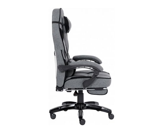 Кресло игровое GT Racer X-2749-1 Gray/Black Suede (X-2749-1 Fabric Gray/Black Suede), изображение 3 Кресло игровое GT Racer X-2749-1 Gray/Black Suede (X-2749-1 Fabric Gray/Black Suede), изображение 3