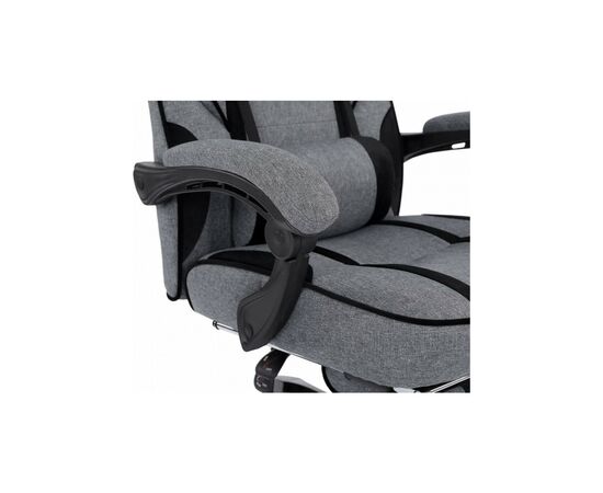 Кресло игровое GT Racer X-2749-1 Gray/Black Suede (X-2749-1 Fabric Gray/Black Suede), изображение 8 Кресло игровое GT Racer X-2749-1 Gray/Black Suede (X-2749-1 Fabric Gray/Black Suede), изображение 8