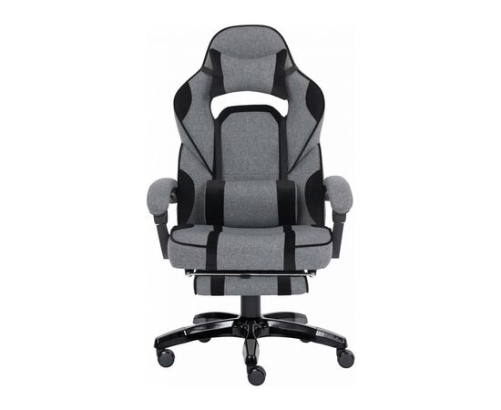 Крісло ігрове GT Racer X-2749-1 Gray/Black Suede (X-2749-1 Fabric Gray/Black Suede)