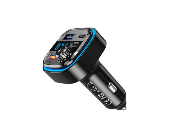 FM модулятор XO BCC08 автомобільний зарядний пристрій MP3/PD/2USB/3,1A Чорни (XO-BCC08), изображение 4 FM модулятор XO BCC08 автомобільний зарядний пристрій MP3/PD/2USB/3,1A Чорни (XO-BCC08), изображение 4