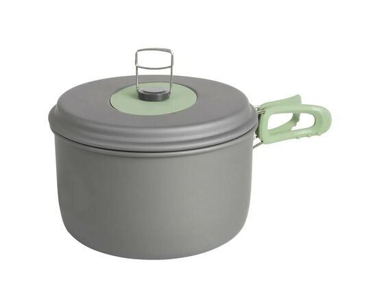 Набор туристической посуды Bo-Camp Explorer XL Hard Anodized 4 предмети Сірий/Зелений (2200249), изображение 2 Набор туристической посуды Bo-Camp Explorer XL Hard Anodized 4 предмети Сірий/Зелений (2200249), изображение 2