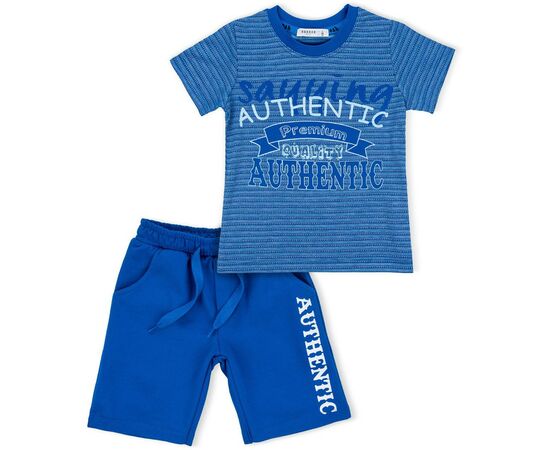 Футболка детская Breeze с шортами "AUTHENTIC" (10583-92B-blue)