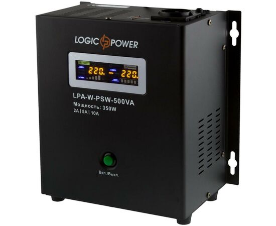 Пристрій безперебійного живлення LogicPower LPA- W - PSW-500VA, 2A/5А/10А (7145)