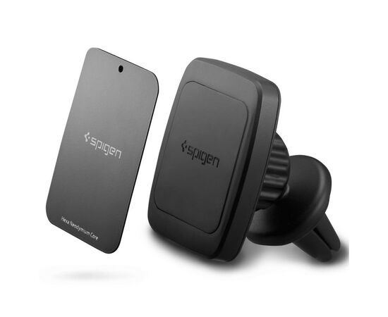 Универсальный автодержатель Spigen Kuel H12 Air Vent Magnetic Swivel Black (000CD20115), изображение 2 Универсальный автодержатель Spigen Kuel H12 Air Vent Magnetic Swivel Black (000CD20115), изображение 2