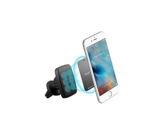 Универсальный автодержатель Spigen Kuel H12 Air Vent Magnetic Swivel Black (000CD20115), изображение 8 Универсальный автодержатель Spigen Kuel H12 Air Vent Magnetic Swivel Black (000CD20115), изображение 8
