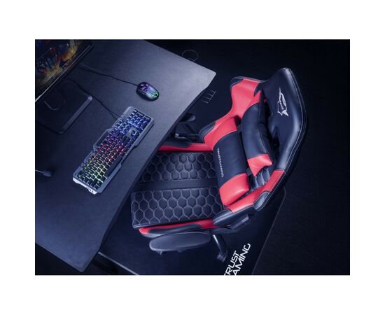 Кресло игровое Trust GXT 708R Resto Red (24217), изображение 2 Кресло игровое Trust GXT 708R Resto Red (24217), изображение 2
