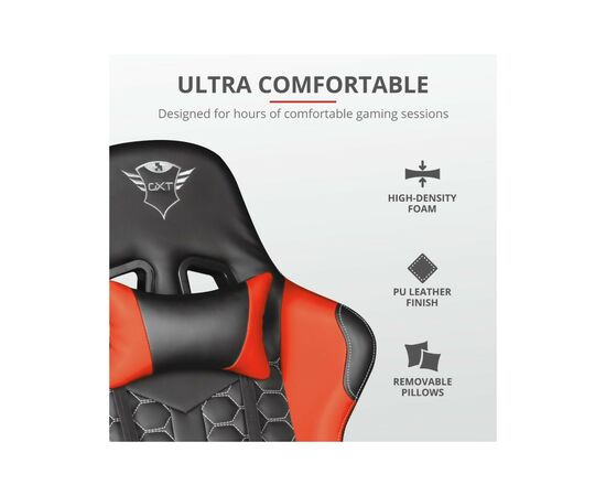 Кресло игровое Trust GXT 708R Resto Red (24217), изображение 5 Кресло игровое Trust GXT 708R Resto Red (24217), изображение 5
