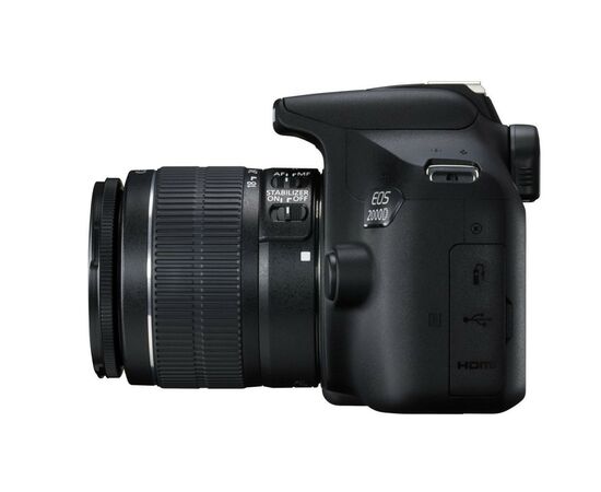 Цифровой фотоаппарат Canon EOS 2000D 18-55 DC III (2728C007AA), изображение 2 Цифровой фотоаппарат Canon EOS 2000D 18-55 DC III (2728C007AA), изображение 2