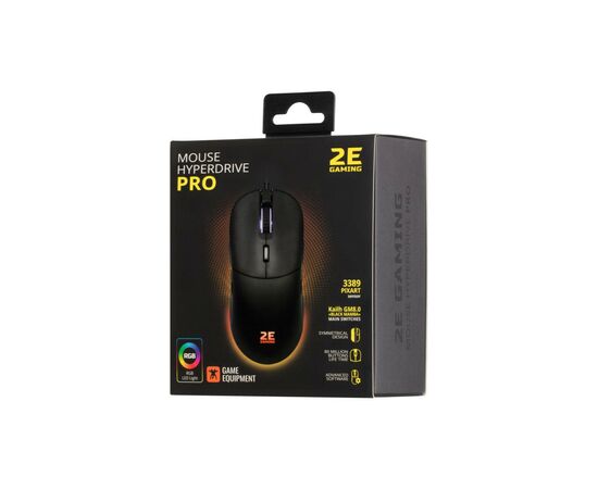 Мышка 2E Gaming HyperDrive Pro RGB Black (2E-MGHDPR-BK), изображение 2 Мышка 2E Gaming HyperDrive Pro RGB Black (2E-MGHDPR-BK), изображение 2