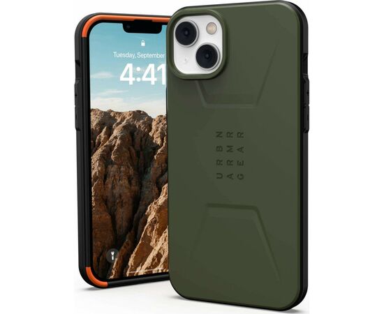 Чехол для моб. телефона Uag Apple iPhone 14 Plus Civilian Magsafe, Olive (114037117272), изображение 11 Чехол для моб. телефона Uag Apple iPhone 14 Plus Civilian Magsafe, Olive (114037117272), изображение 11