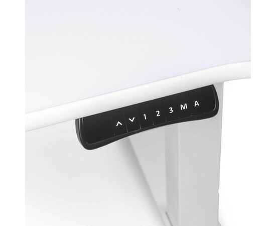 Компьютерный стол Barsky StandUp Memory All White 1350*670 (BSUAW_el-01), изображение 9 Компьютерный стол Barsky StandUp Memory All White 1350*670 (BSUAW_el-01), изображение 9