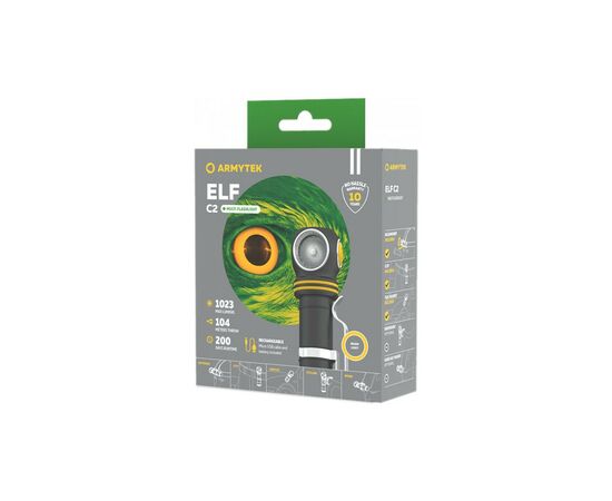 Фонарь Armytek ELF C2 Micro-USB Warm (F05102W), изображение 5 Фонарь Armytek ELF C2 Micro-USB Warm (F05102W), изображение 5