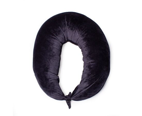 Подушка MirSon для беременных и кормления №8305 Velvet Line 28-0007 Black Велюр 30х170х20 см (2200006200307), изображение 2 Подушка MirSon для беременных и кормления №8305 Velvet Line 28-0007 Black Велюр 30х170х20 см (2200006200307), изображение 2