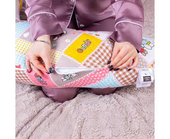 Подушка MirSon для беременных и кормления №8335 Print Line 17-0501 Hello kitty Бязь 30х170х20 см (2200006200604), изображение 10 Подушка MirSon для беременных и кормления №8335 Print Line 17-0501 Hello kitty Бязь 30х170х20 см (2200006200604), изображение 10