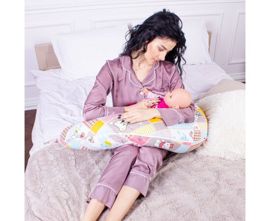 Подушка MirSon для беременных и кормления №8335 Print Line 17-0501 Hello kitty Бязь 30х170х20 см (2200006200604), изображение 6 Подушка MirSon для беременных и кормления №8335 Print Line 17-0501 Hello kitty Бязь 30х170х20 см (2200006200604), изображение 6