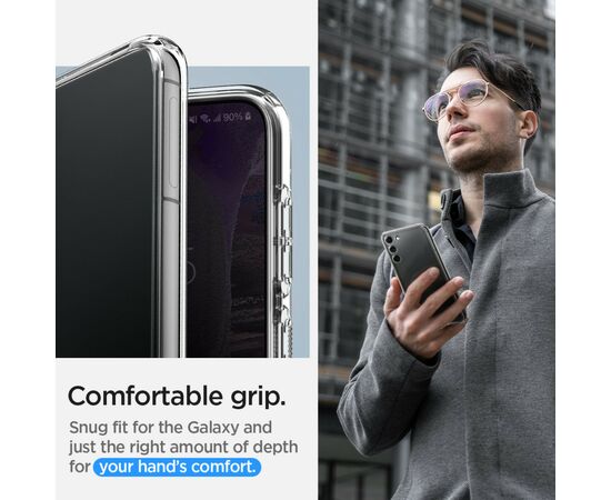 Чехол для моб. телефона Spigen Samsung Galaxy S23 Ultra Hybrid, Crystal Clear (ACS05714), изображение 11 Чехол для моб. телефона Spigen Samsung Galaxy S23 Ultra Hybrid, Crystal Clear (ACS05714), изображение 11