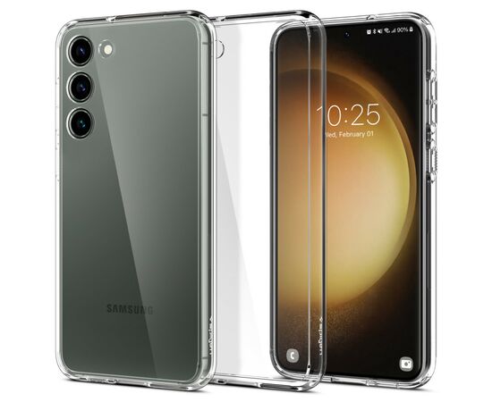 Чехол для моб. телефона Spigen Samsung Galaxy S23 Ultra Hybrid, Crystal Clear (ACS05714), изображение 3 Чехол для моб. телефона Spigen Samsung Galaxy S23 Ultra Hybrid, Crystal Clear (ACS05714), изображение 3