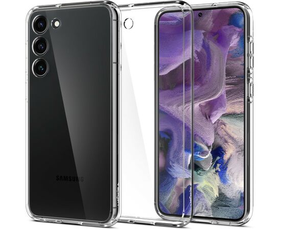 Чехол для моб. телефона Spigen Samsung Galaxy S23 Ultra Hybrid, Crystal Clear (ACS05714), изображение 4 Чехол для моб. телефона Spigen Samsung Galaxy S23 Ultra Hybrid, Crystal Clear (ACS05714), изображение 4