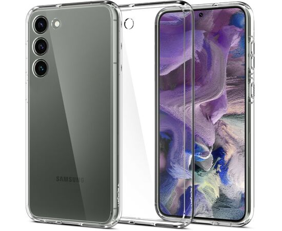 Чехол для моб. телефона Spigen Samsung Galaxy S23 Ultra Hybrid, Crystal Clear (ACS05714), изображение 5 Чехол для моб. телефона Spigen Samsung Galaxy S23 Ultra Hybrid, Crystal Clear (ACS05714), изображение 5