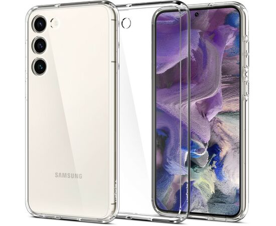 Чехол для моб. телефона Spigen Samsung Galaxy S23 Ultra Hybrid, Crystal Clear (ACS05714), изображение 7 Чехол для моб. телефона Spigen Samsung Galaxy S23 Ultra Hybrid, Crystal Clear (ACS05714), изображение 7