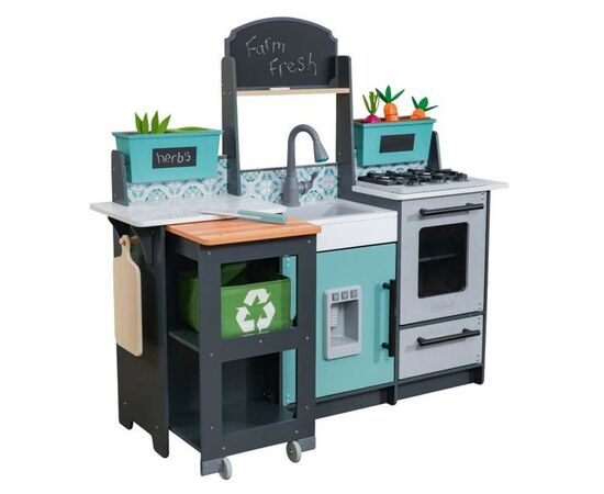 Ігровий набір KidKraft Дитяча кухня Garden Gourmet із системою легкого збирання EZ Kraft Assembly (53442), зображення 3