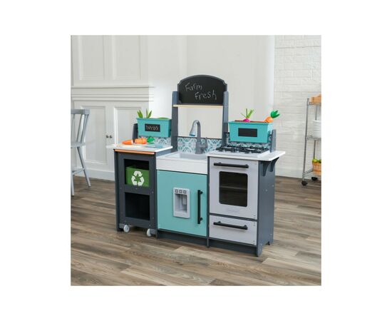 Ігровий набір KidKraft Дитяча кухня Garden Gourmet із системою легкого збирання EZ Kraft Assembly (53442), зображення 5