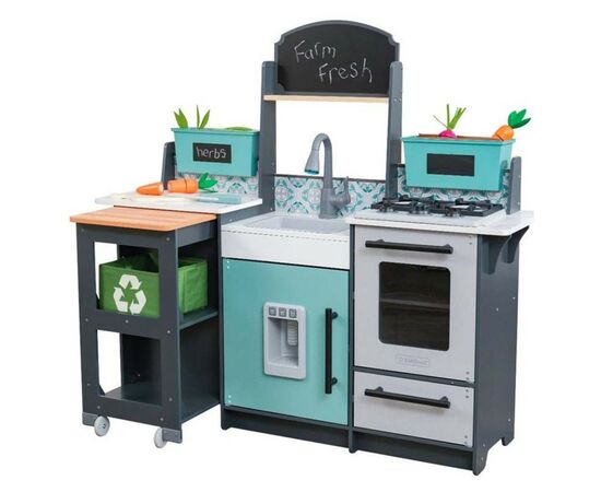 Игровой набор KidKraft Детская кухня Garden Gourmet с системой легкой сборки EZ Kraft Assembly (53442)